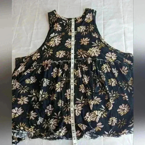 Free People Long Flowy Madison Print Tank Women's Size Small - Picture 14 of 14
